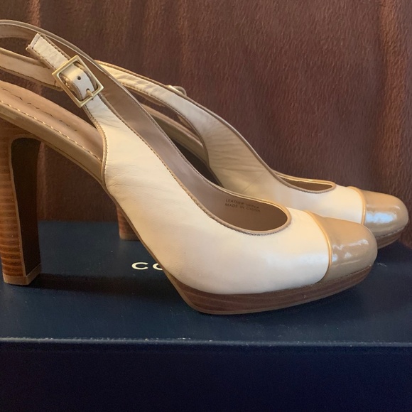 TAHARI Cream/Biege Dress Shoes - Picture 4 of 6